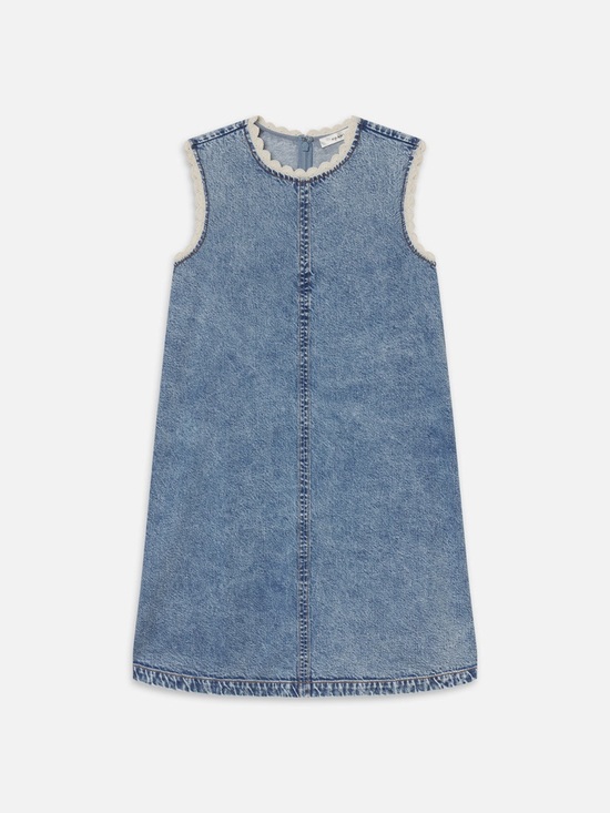Frame Denim Dresses & Skirts - NWT FRAME The Crochet Tide Denim Western Dress - size small